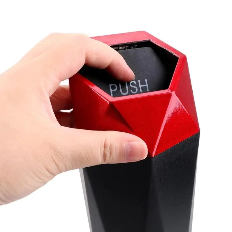 Car Interior Mini Trash Can Storage Box With Lid Universal Car Organizer Accessory Car Cup Holder Trash Can Desktop Storage Box