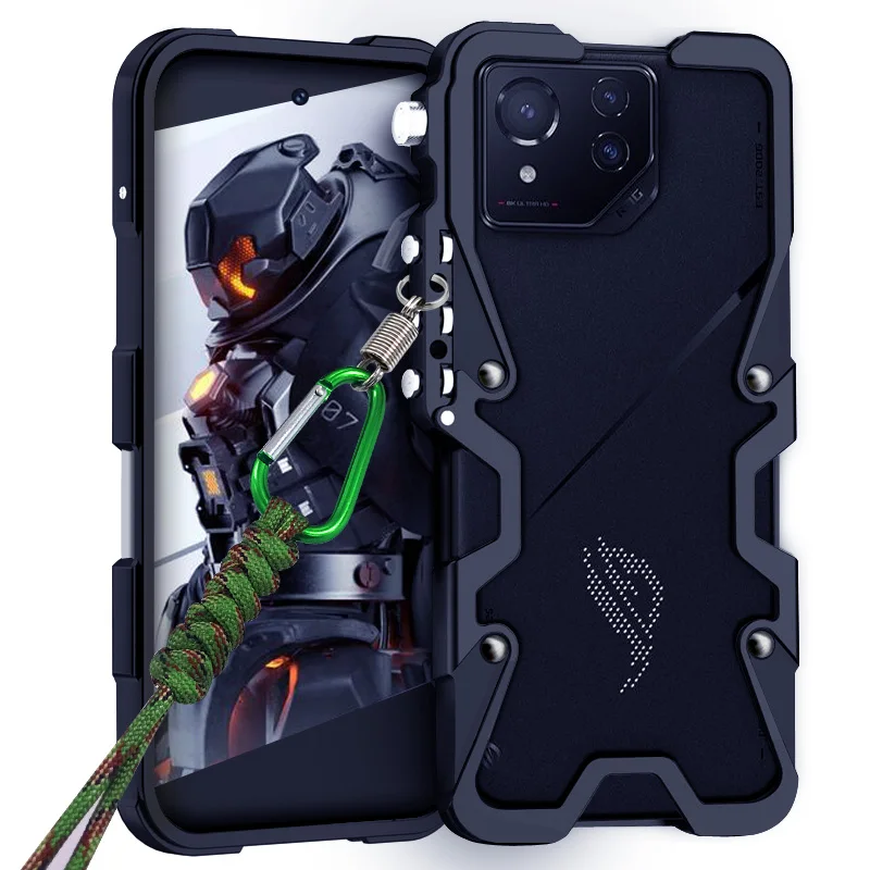 

Powerful Metal Aluminum bumper Shockproof back case For ASUS ROG PHONE 8 PRO / Zenfone 11 Ultra Aluminum Cases Cover Bumper