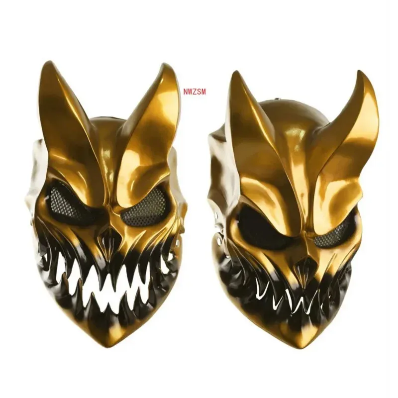 AA 2025 Новый Хэллоуин Slaughter To Prevail Mask Deathmetal Kid of Darkness Demolisher Shikolai Demon Masks Brutal Deathcore ☆ ☆