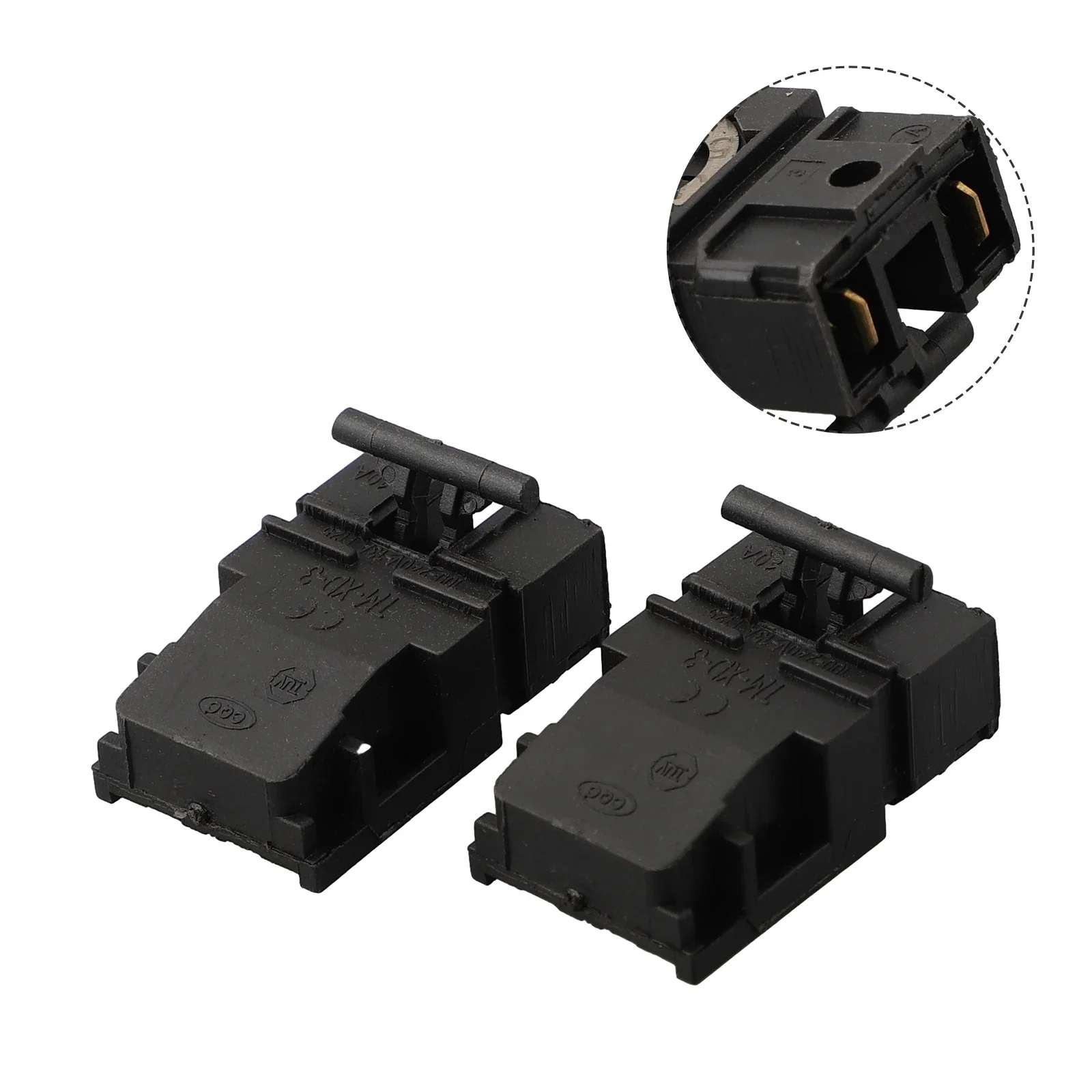 

2PCS TM-XD-3 100-240V 13A Electric Kettle Thermostat Switch Temperature Controller Switches Automatic Power Off Accessories