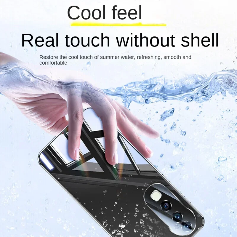 VivoS19 Phone Case with Crystal Clear Glass, Heat Dissipation, Full Body Protection, New Arrival