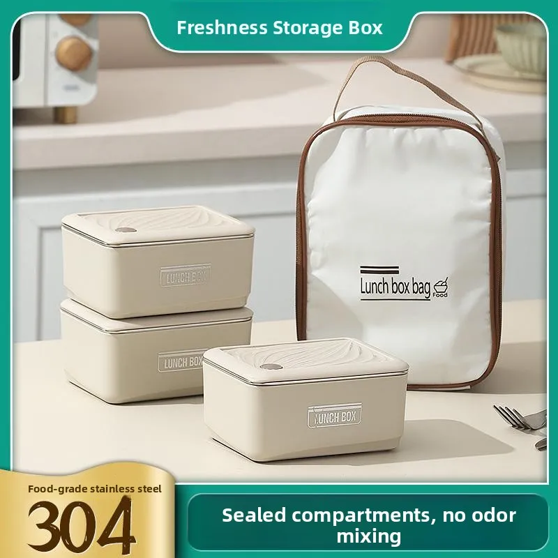 

Stainl Steel Microwave Se Insulated Lightweight Lunch Box Sed Student And Office Workers Portable Meal Heating Container