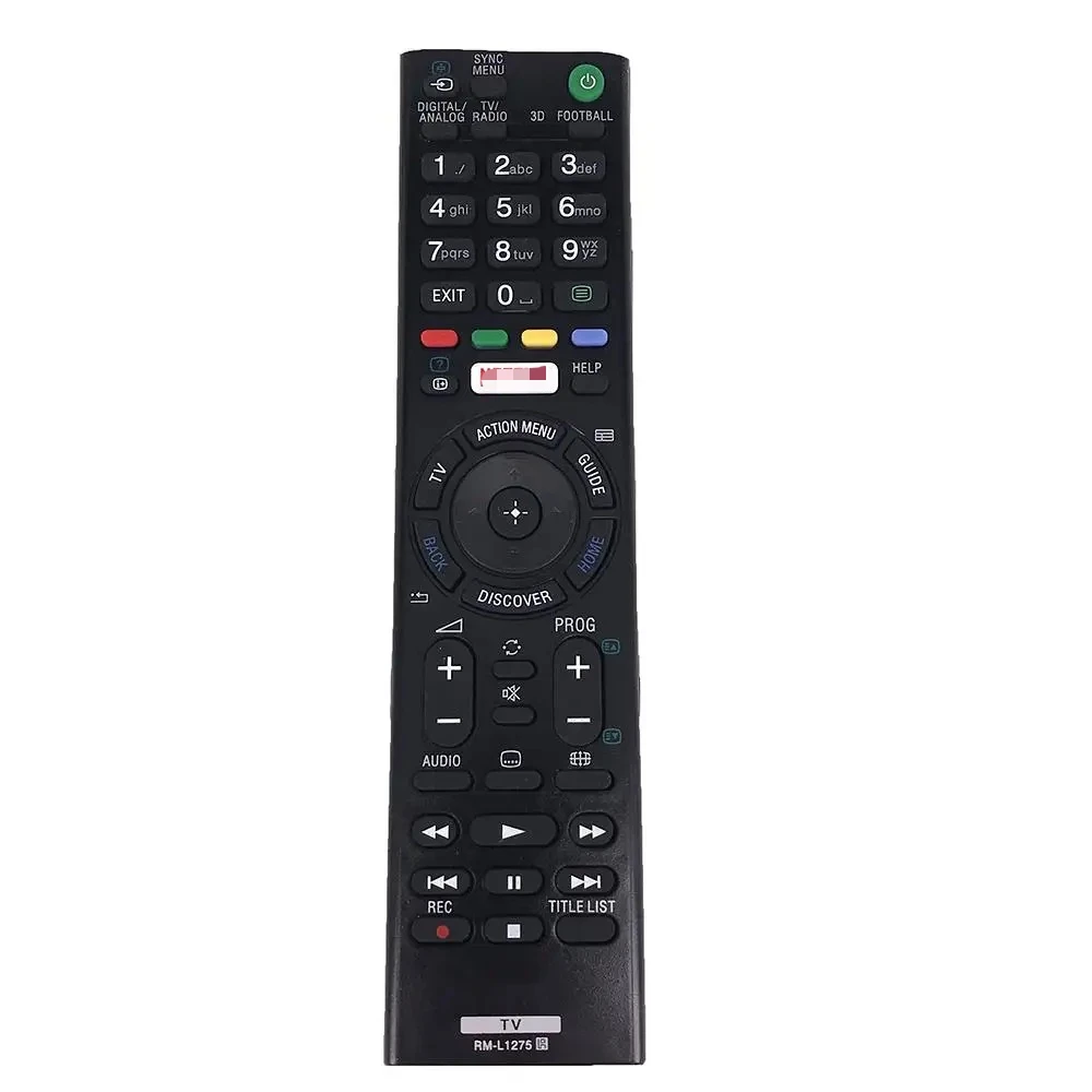 Universal Most Bravia TV RM-L1275 Remote Control For Sony TV Netflix RMT-TX100D RMT-TX100E RMT-TX102D KDL-43W808C KDL-50W755C