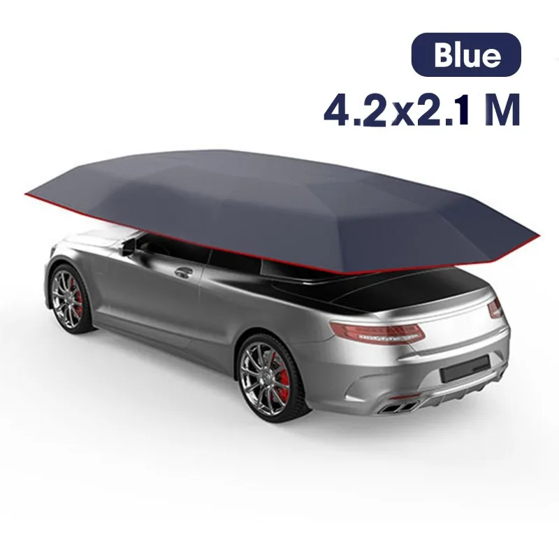 Car insulation hood, sunshade, parasol, car tarp, waterproof and dustproof view 2