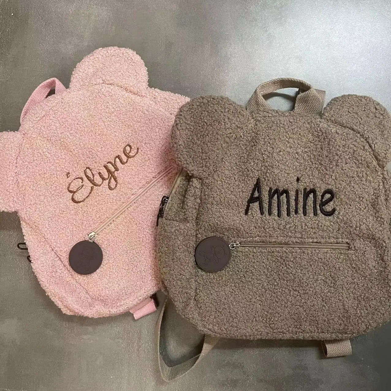 Custom Teddy Bear Backpack Embroidered Name Kids School Backpack Children's Day Party Gifts Birthday Bags with Personalized Name