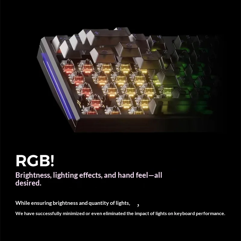 RAKKA EDGE80 Magnetic Switch Keyboard  RGB 8000Hz All Aluminum Case Custom Matte Translucent Keycap PC Esports CSGO Valorant