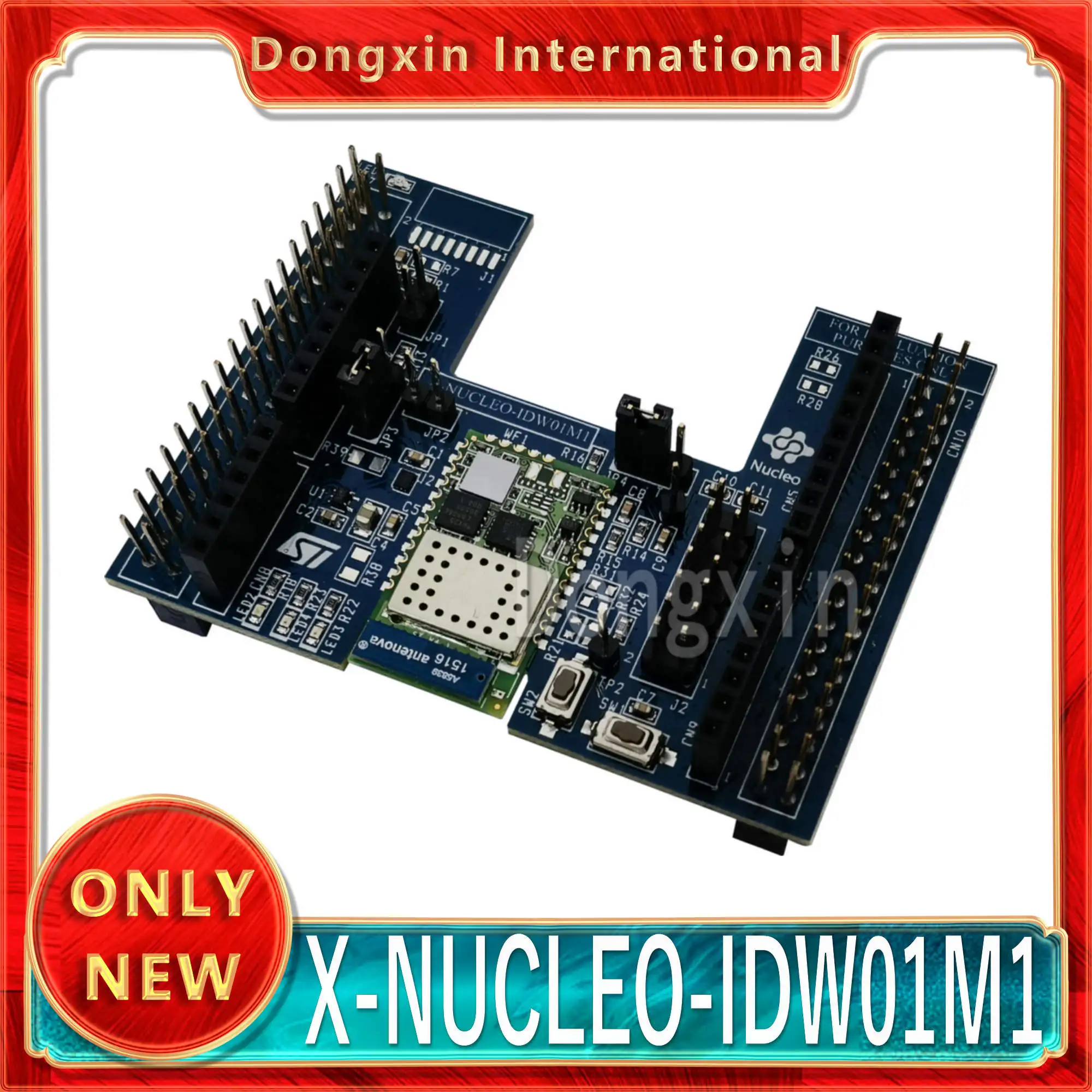 X-NUCLEO-IDW01M1 STM32 Nucleo Wi-Fi extension plate SPWF01SA module, assessed