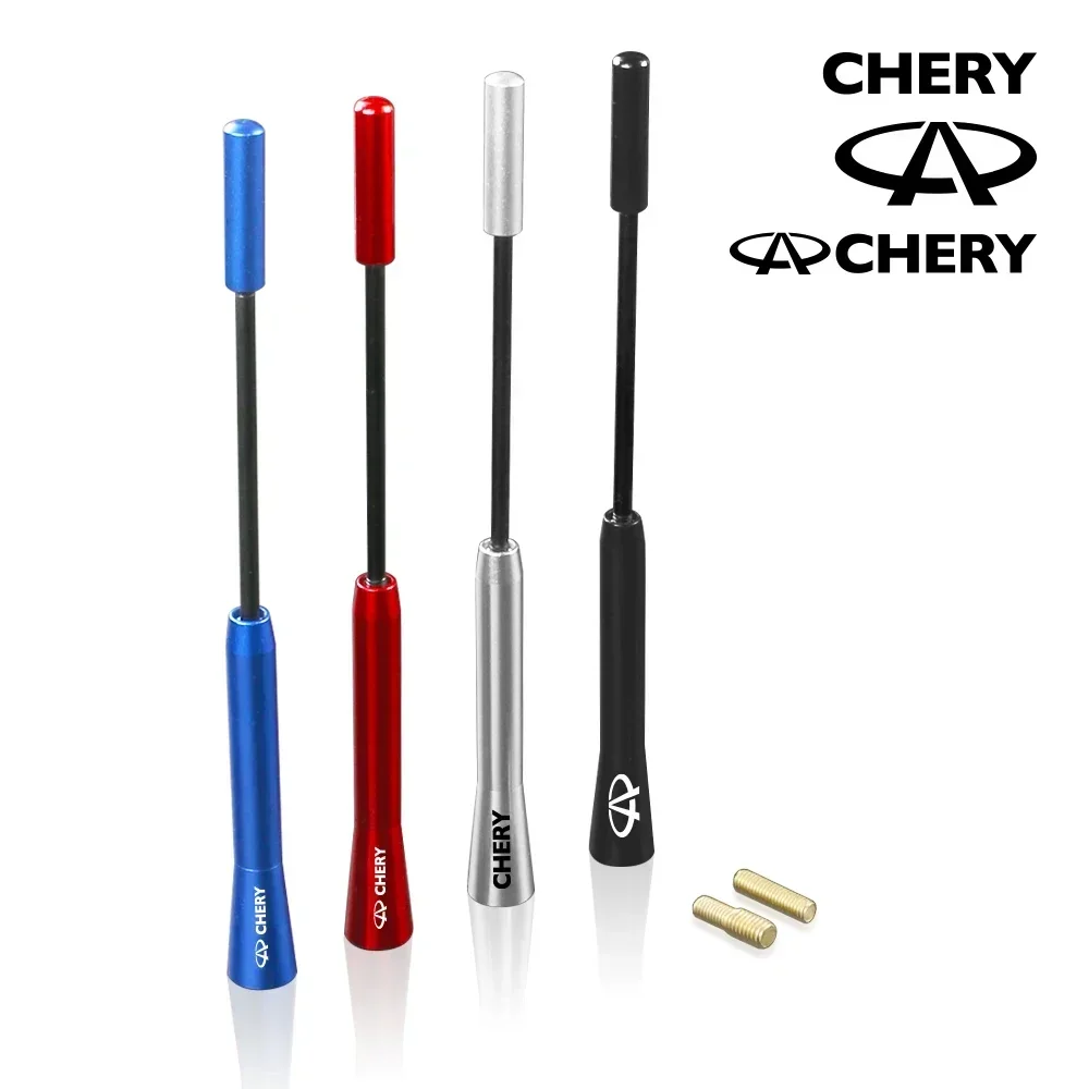 17cm Telescopic Car Antenna Enhanced Signal Aerial Auto Accessories For Chery Tiggo 2 3 7 4 5x Kimo Qq6 s21 Qq3 Brakes s11 A3