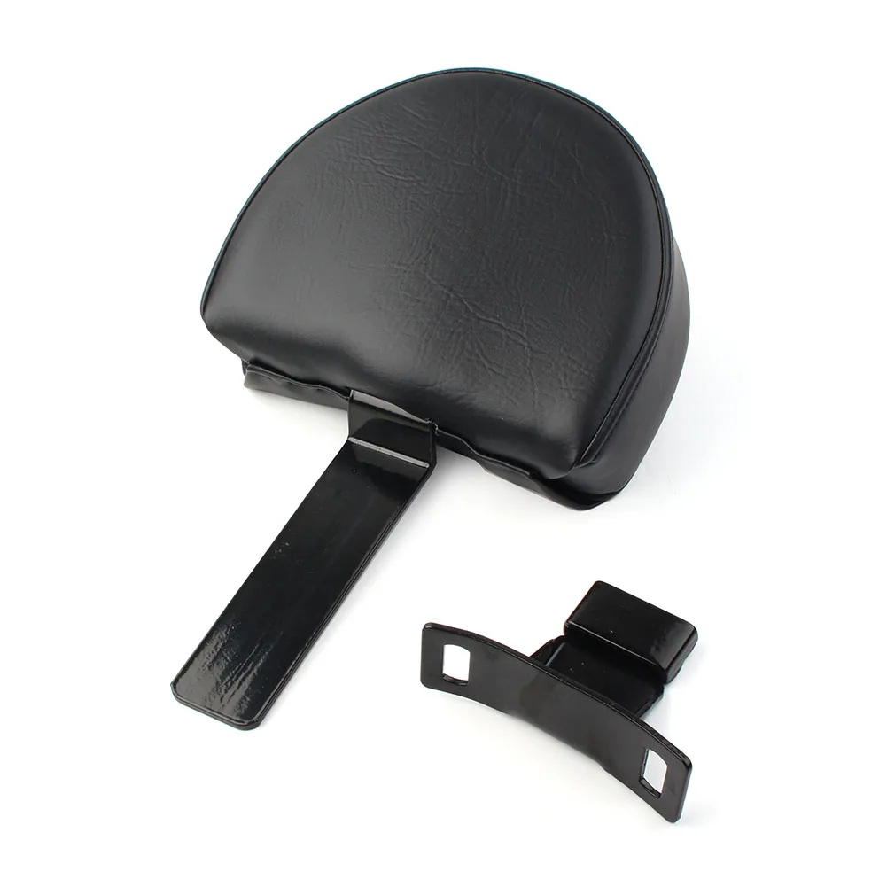 Motorbike Front Drivers Backrest Sissy Bar Leather Pad Adjustable For Harley Davidson Electra Street Glide EZ ON/OFF No tools