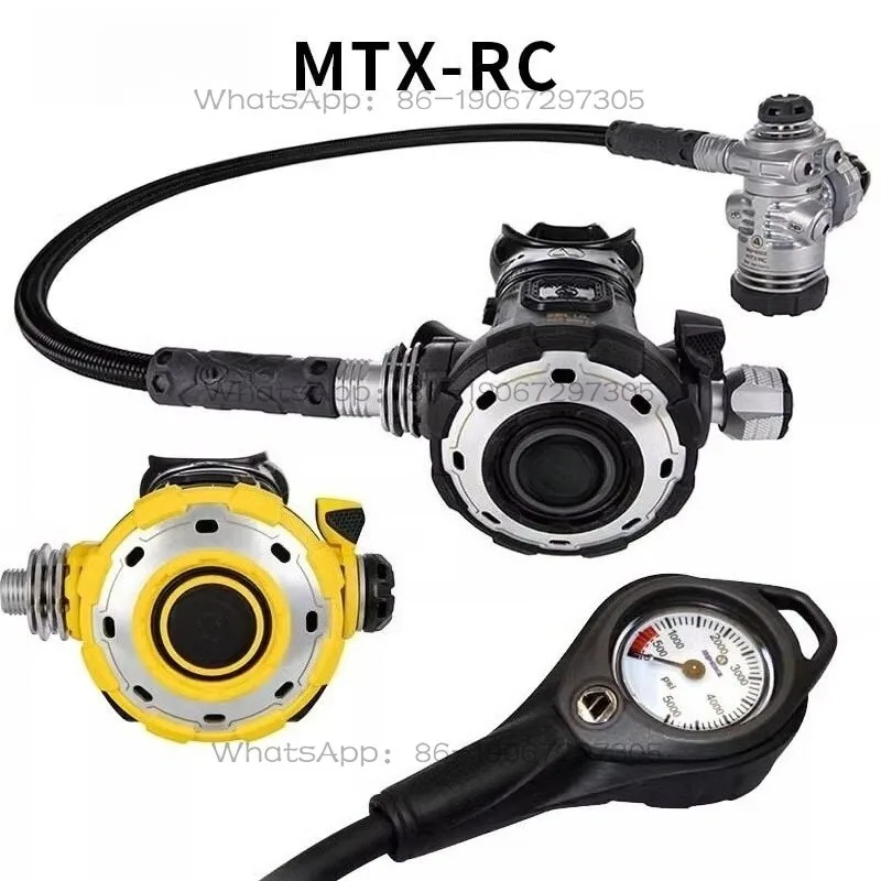 Diving Regulator Set Ice Diving DIN Head YOKE Professional Diving Respirator