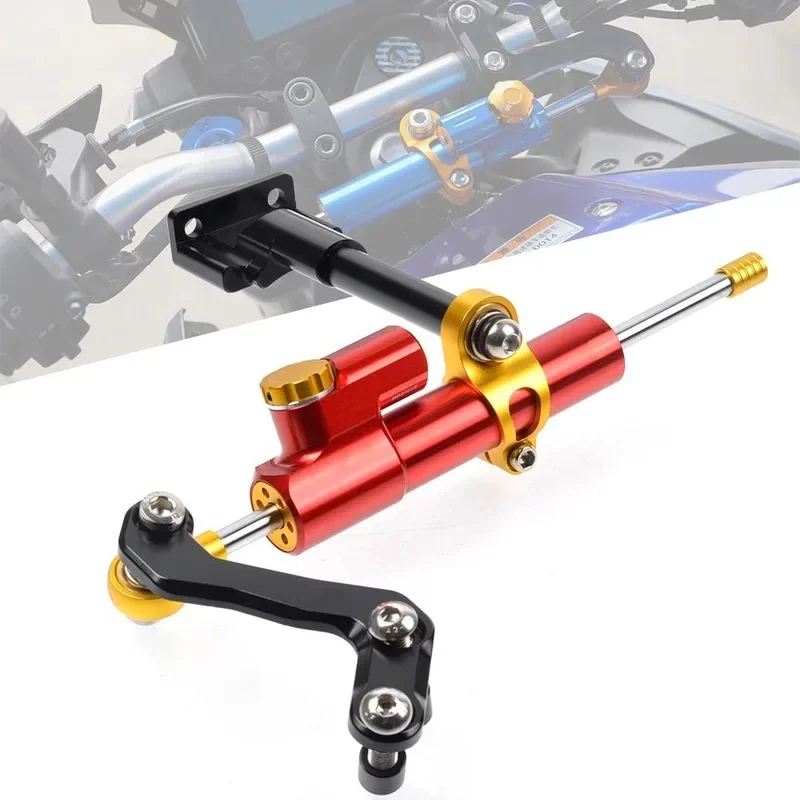 Motorcycle Steering Damper Bracket Stabilizer For YAMAHA MT03 2020 2021 2022 2023 2024 Stabilize Safety Control