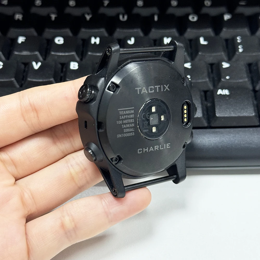 For GARMIN Tactix Charlie Back Cover Case Rear Cover Case Housing Shell With Button Part Replacement Repair