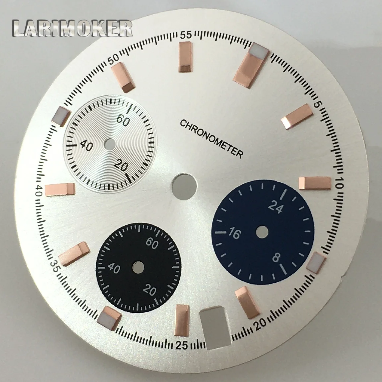 30mm Oanda Watch Dial, Green Luminous, Suitable For VK63 Electronic Quartz Watch Accessories, Featuring A Calendar Window