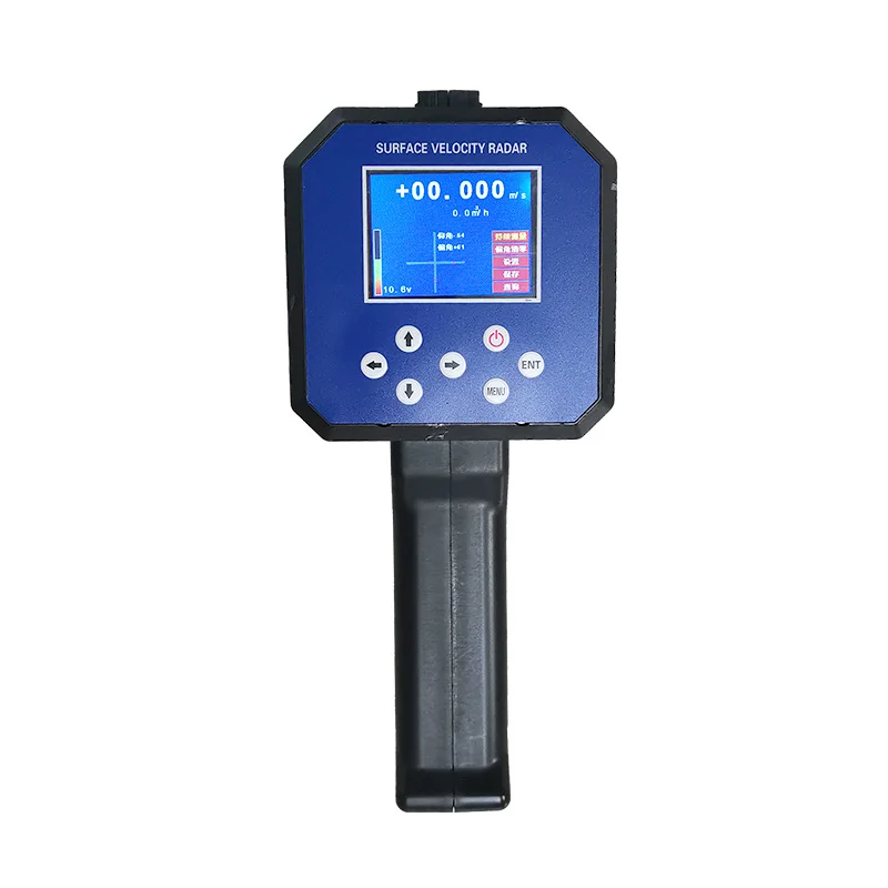 Handheld Electromagnetic Flow Meter Radar Speed Gun Long-Range Surface Flow Velocity Measuring Instrument