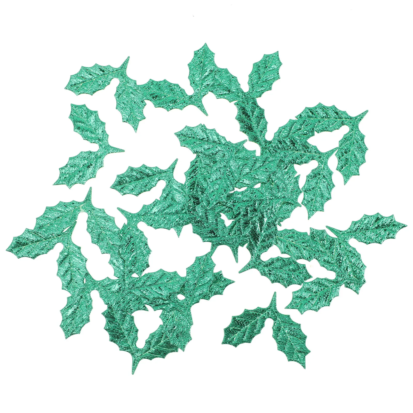 

100 Pcs Tree naments Fabric Leaf DIY Artificial Diy Decoration Decoration Home Party HolidayChristmas Materials