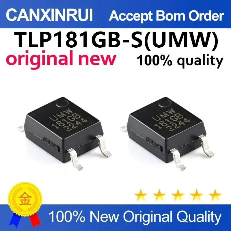 （5pcs-100pcs）Original genuine UMW TLP181GB-S SOP-4 SMD phototransistor coupler chip