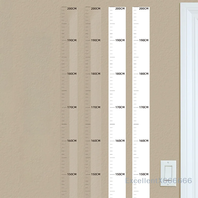 

1Pc Height Sticker 0-200CM Sticker Living Room Bedroom Dormitory Wall Waterproof Growth Chart Self-adhesive Height Sticker