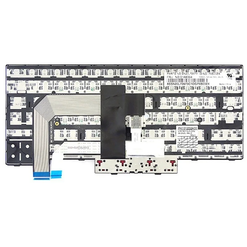 S  US Version Keyboard for Lenovo Thinkpad T470 T480 A475 A485 01HX459 01AX364 view 3