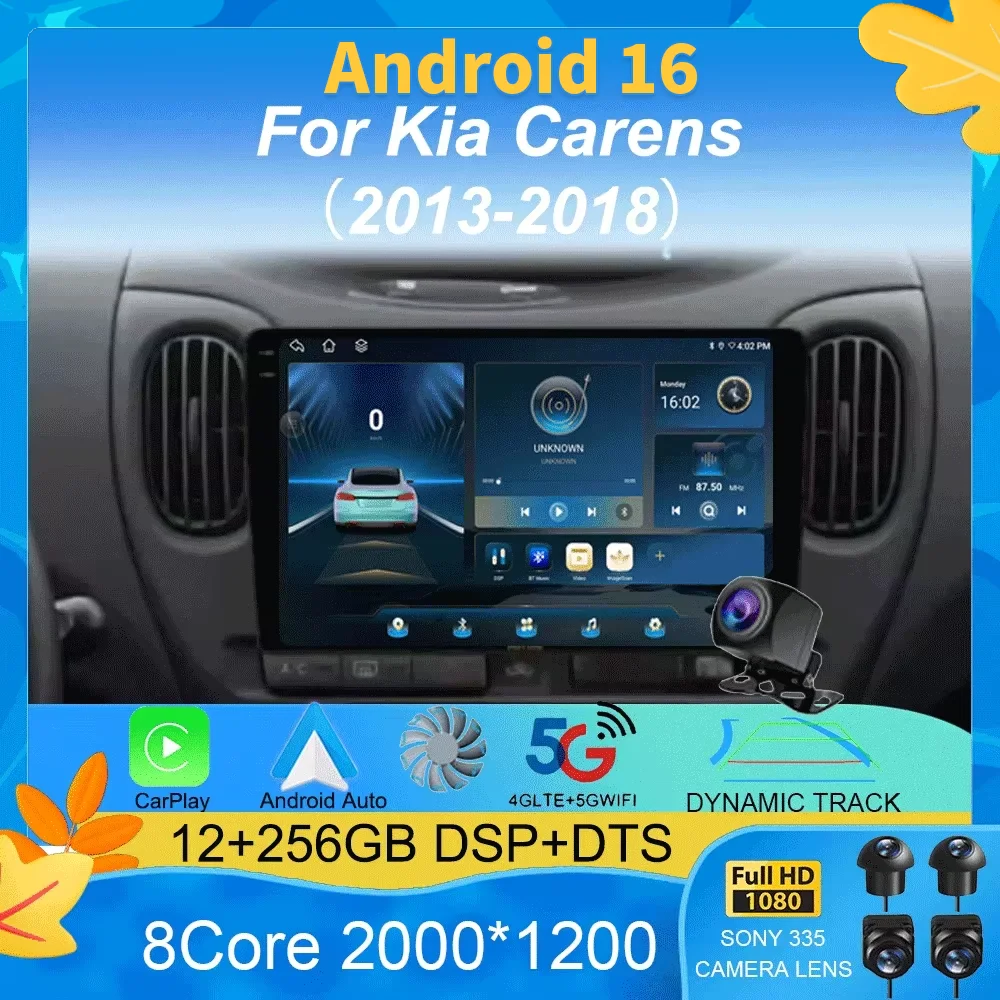 

Android 16 Car Radio for Kia Carens 2013 2014 2015 2016 2017 2018 Car Radio Multimedia Video Player Navigation GPS Autoradio Aud