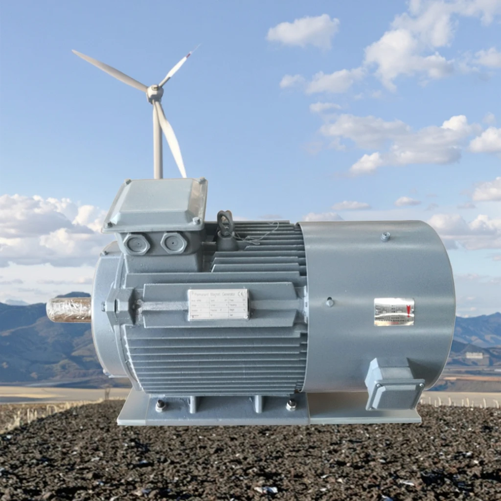 500W 1KW 2KW Home Use Wind Turbine Generator, 12V/24V/48V DC Output for Off-Grid Solar Hybrid System