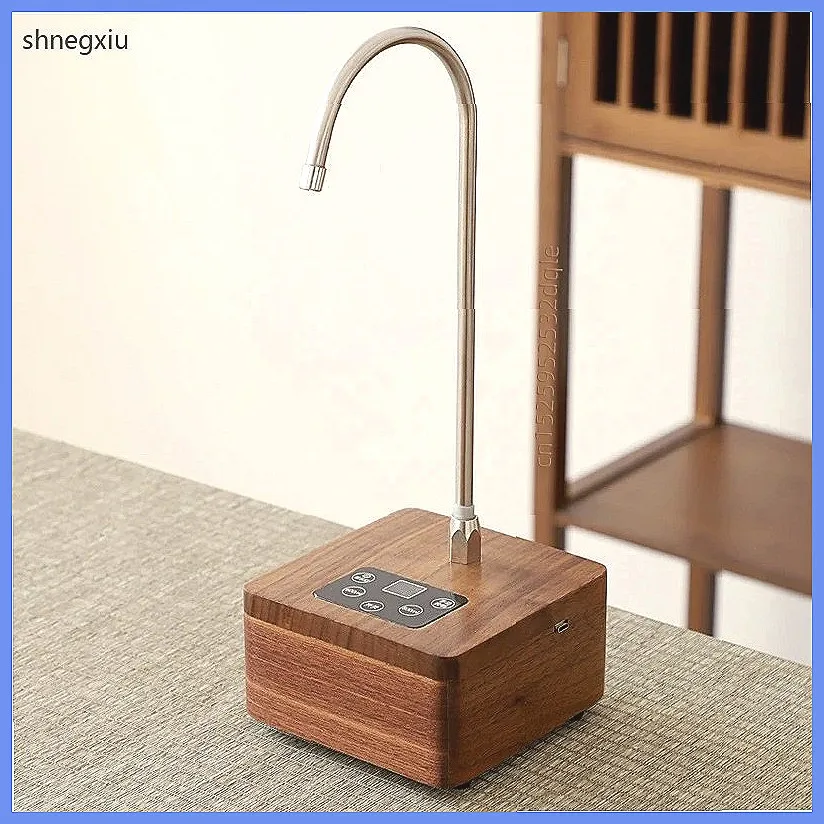 Smart USB Rechargeable Water Pump, 2-in-1 Desktop Dispenser for Bottles & Jugs, Fast Quiet Electric Drinking Water Pump