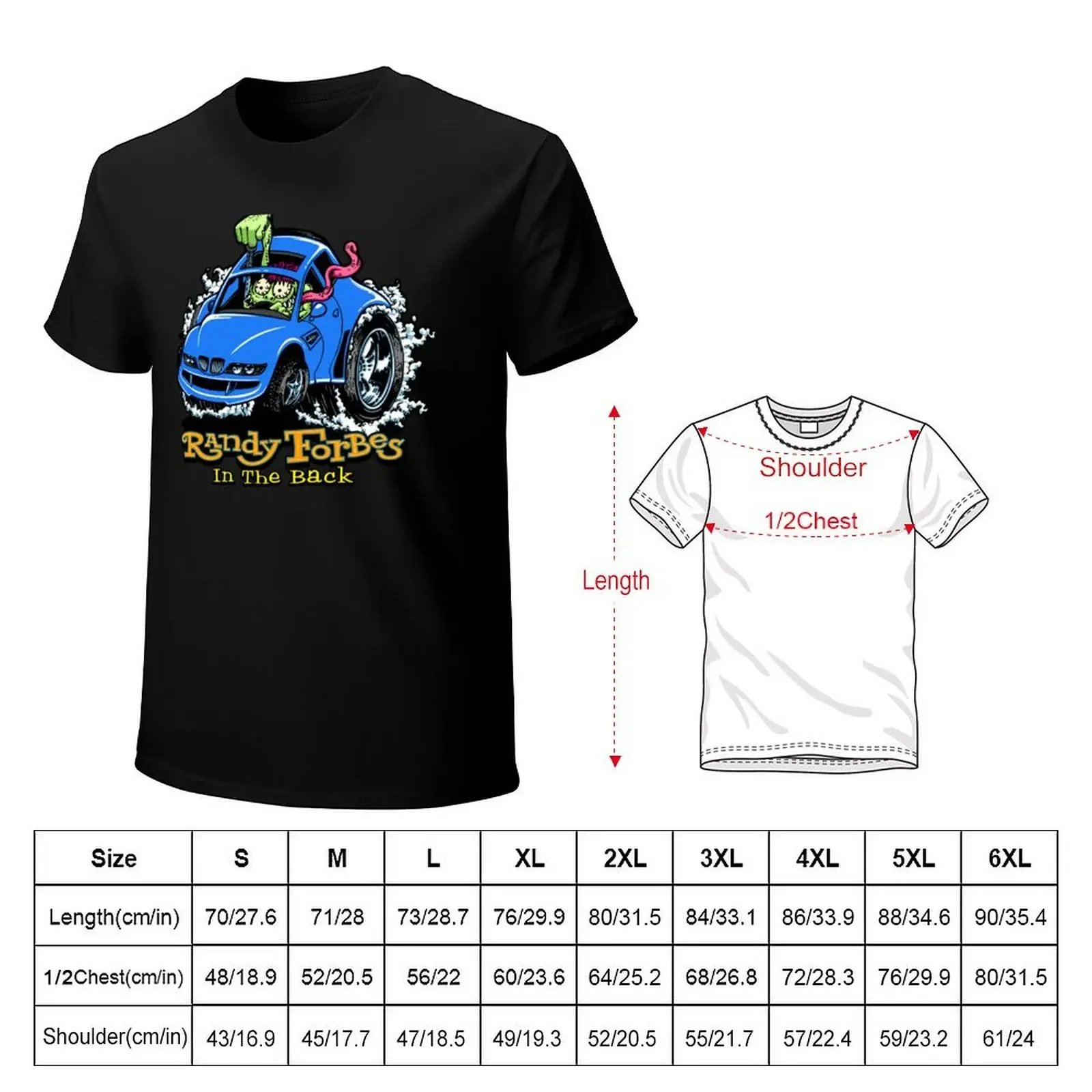 Randy Forbes Z3 M Coupe - Blue T-Shirt blanks heavyweights customs graphics Men's cotton t-shirt