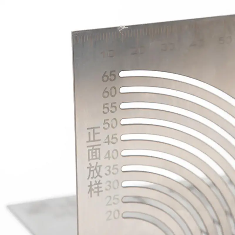 Square Steel 90 Arc Angle Marking Ruler Construction Tool Stainless Steel Parallel Ruler Convenient Multi-Function Parallel