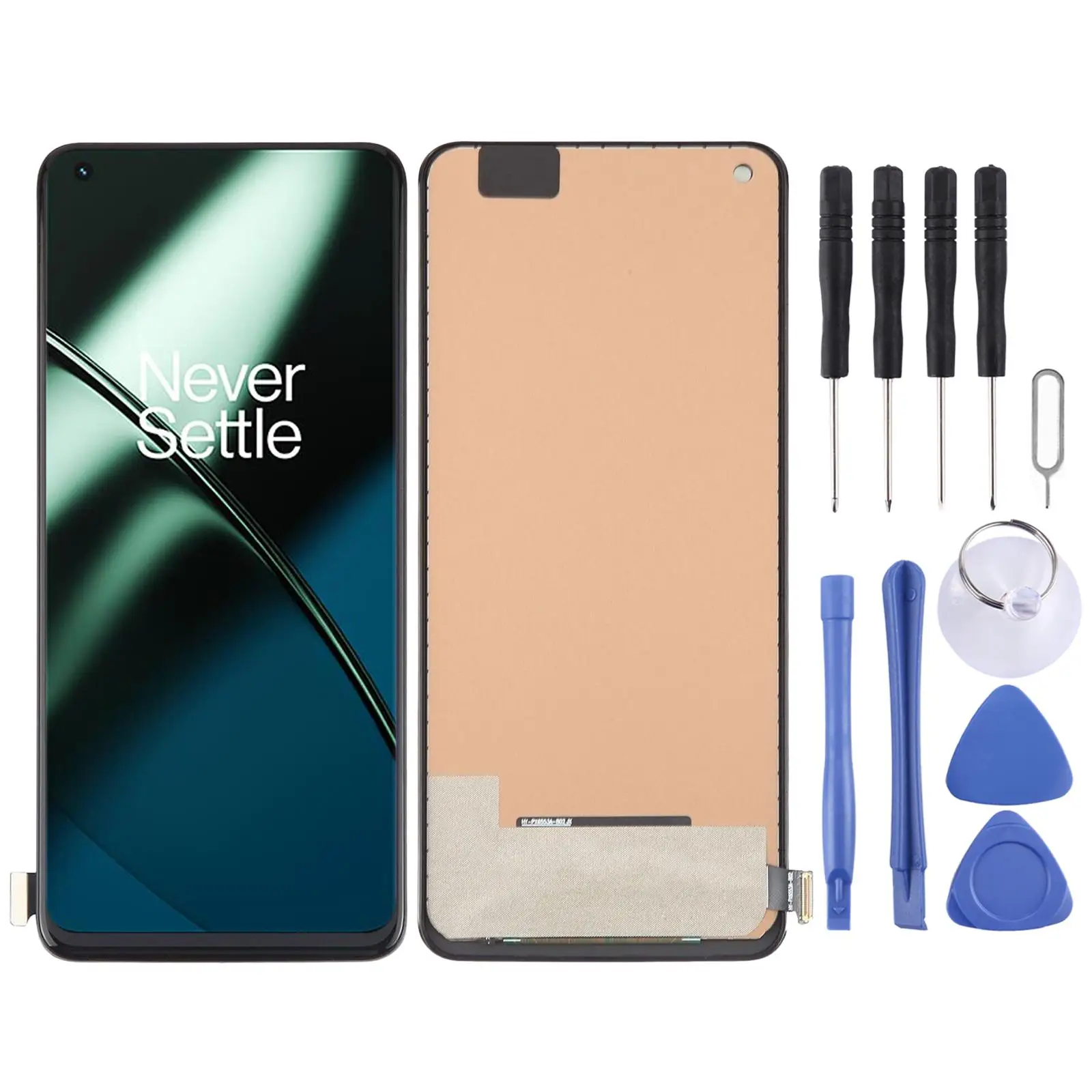 Écran LCD TFT pour OnePlus 9RT 5G MT2110 MT2111/OnePlus 11, avec numériseur, assemblage complet, non prend en charge l'identification des empreintes digitales