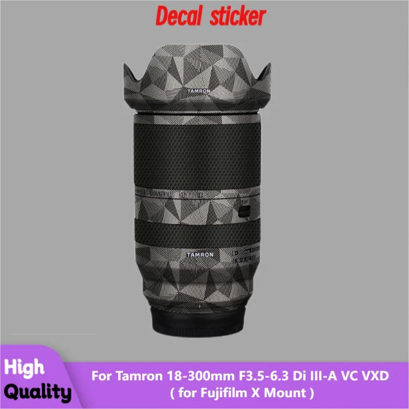 

For Tamron 18-300mm F3.5-6.3 Di III-A VC VXD for Fujifilm X Mount Lens Sticker Protective Skin Decal Film Protector Coat B061