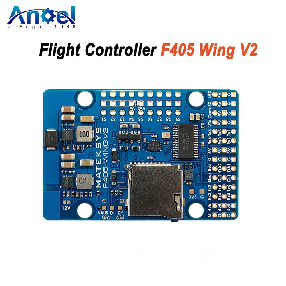 

Контроллер полета Matek Mateksys F405 WING V2, встроенный слот OSD SD ICM42688P для ArduPilot/INAV, радиоуправляемая модель игрушечного самолета
