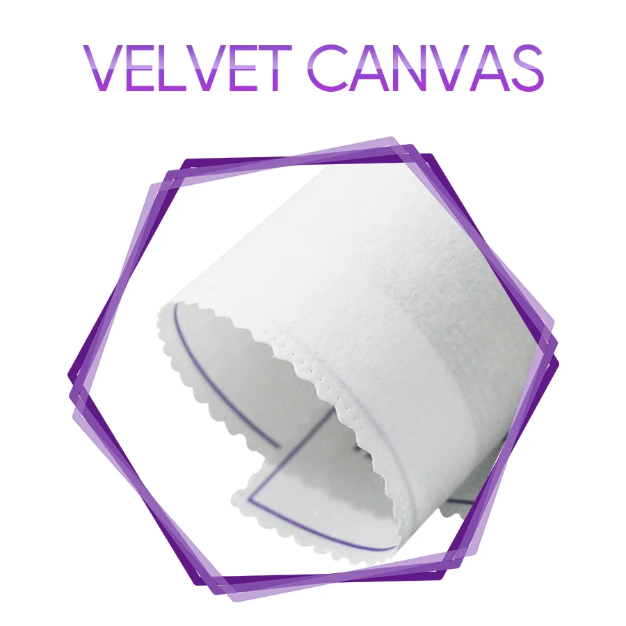 Evermoment Big Size Blank Canvas with Poured Glue For Diamond Empty Grid 10x10 Marking Line Cross Stitch Conversion Material BC1