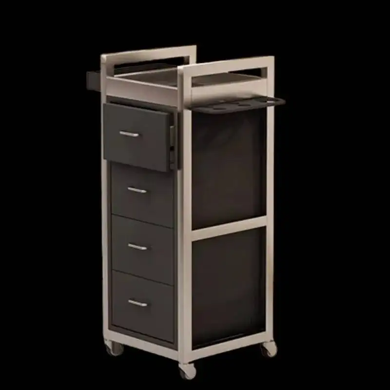 Golden Salon Trolley Auxiliary Car Wheels Organizer Salon Furniture Drawers Fancy Nordic Furniture Carrito De Almacenamiento