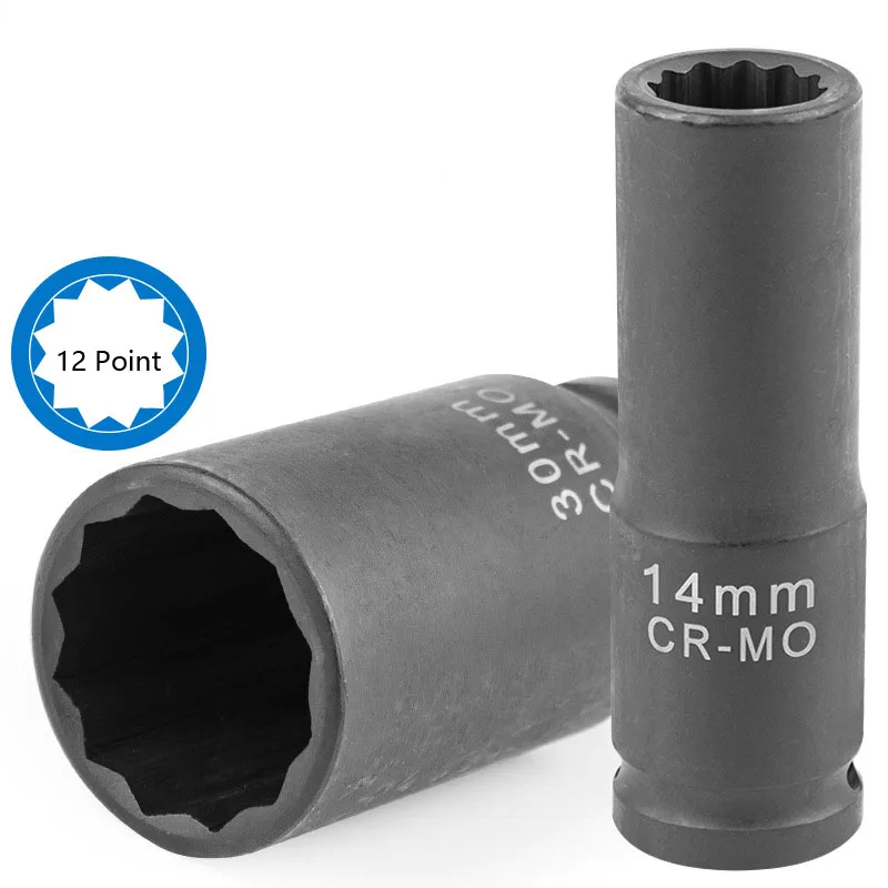 1/2 cala Torx Głowica klucza nasadowego Metryczna pneumatyczna głowica klucza nasadowego 8-41 mm Standardowe trwałe narzędzia do naprawy samochodów ciężarowych
