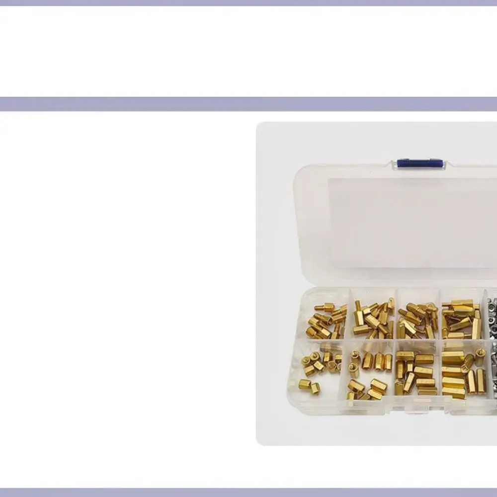Brass Hexagonal Standoff Spacer Kit Male Female Threaded Pillars For Circuit Board PCB Mounting Fastener Repair Tools