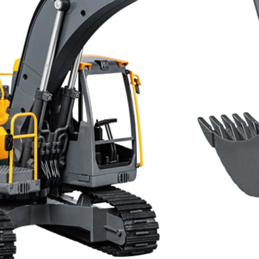 

1/16 DoubleE E598 003 Electric Lifting RC Excavator Metal 2Arms Remote Control Digger VO Hammer Bucket Claw 360° Rotating Model