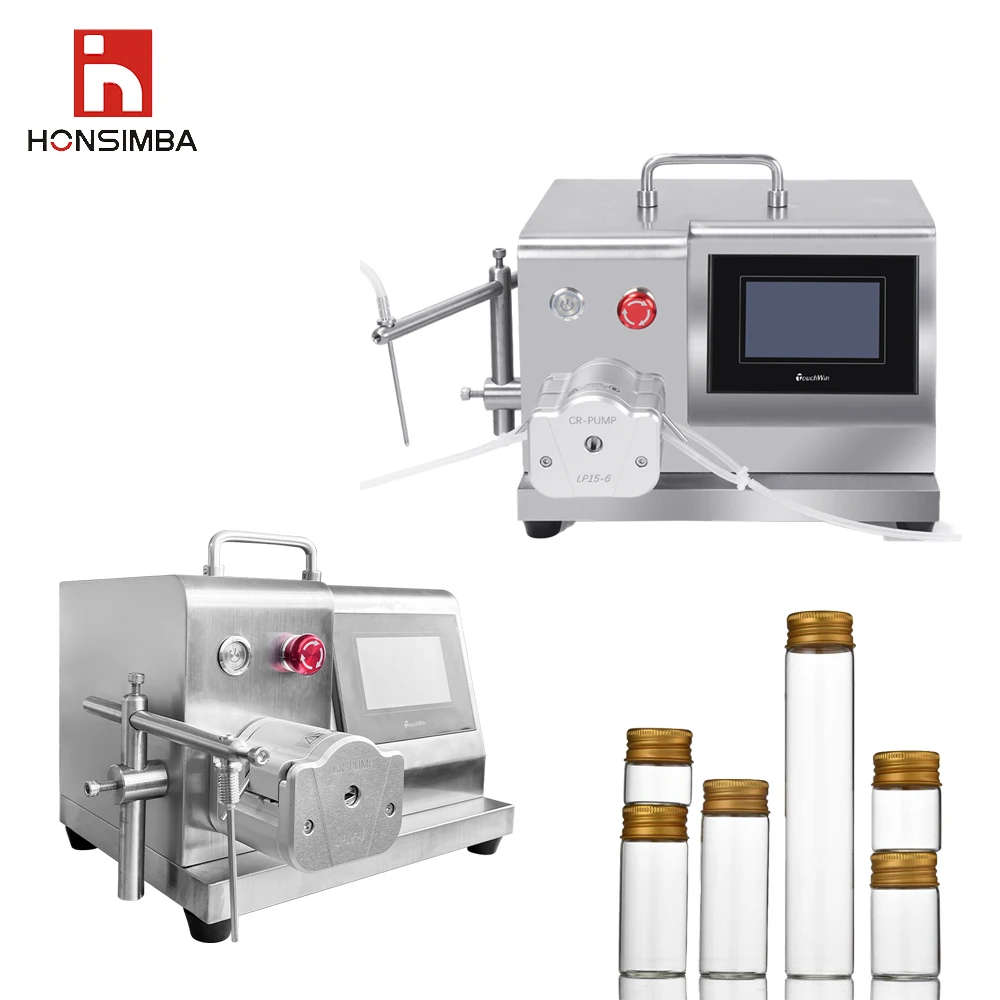 Small Volume Liquid Oil Filler Perfume Filling Machine,1-30ml Semi-Automatic Vials Filling Machines