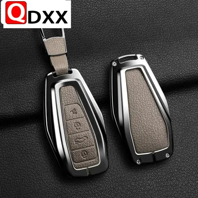 Zinc Alloy Car Remote Key Case Cover Holder Shell For Geely Okavango Coolray Atlas Monjaro Tugella Emgrand GT S Proton X50 X70