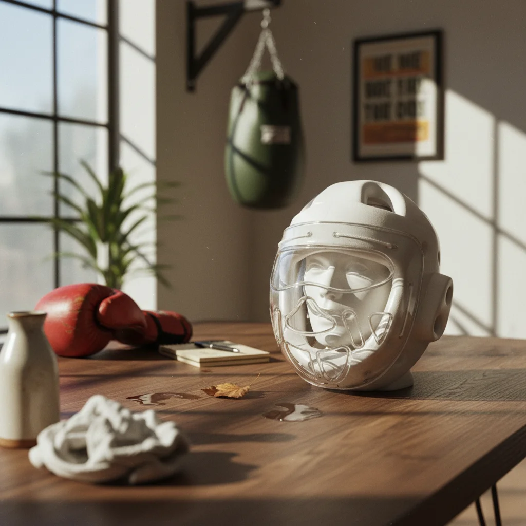 Safeguarding Headgear with Face Guard Clear Face Guard Mask Combat Arts Headgear Transparent Gear Ventilated for Boxers