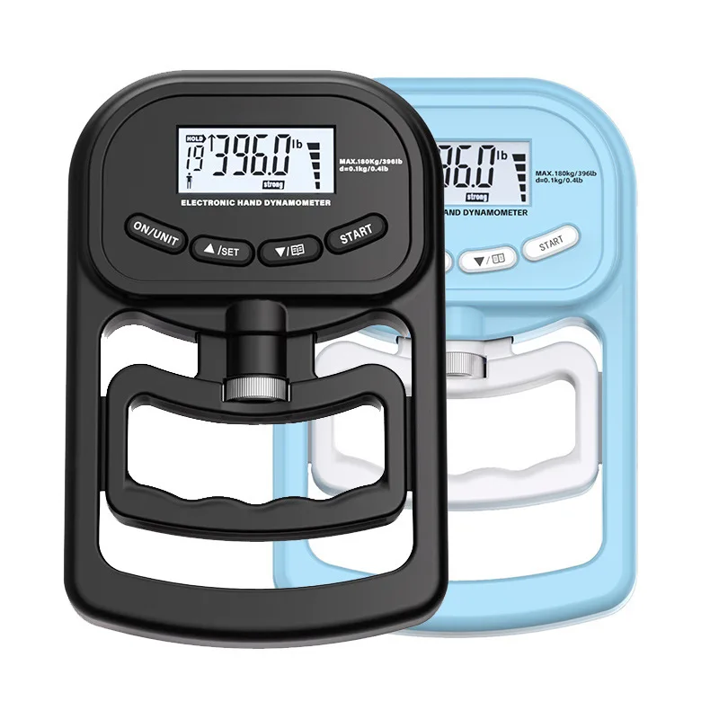 265LBS/120 كجم شاشة LCD قبضة قوة متر للرجال والنساء تستر الرقمية اليد دينامومتر التدريب قابلة للشحن ثنائي الغرض