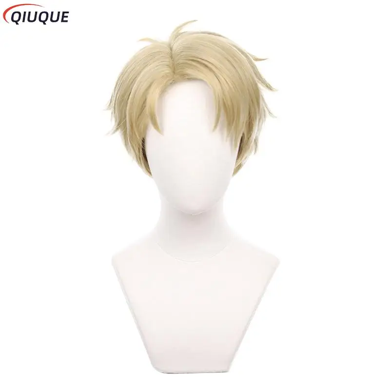 Anime Spy Cosplay Loid Forger Costume Men Suit Short Blond Wig Twilight Outfit Shirt Tie Halloween Clothes - Image 5