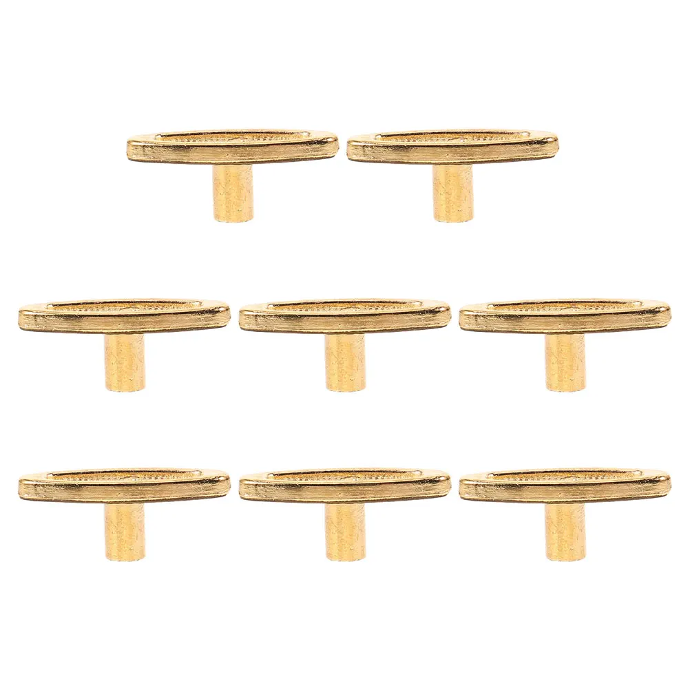 

8 Pcs Music Box Movement Key Hardware Accessories Winder Replacementment Snow Globe Parts Winding Jewelry