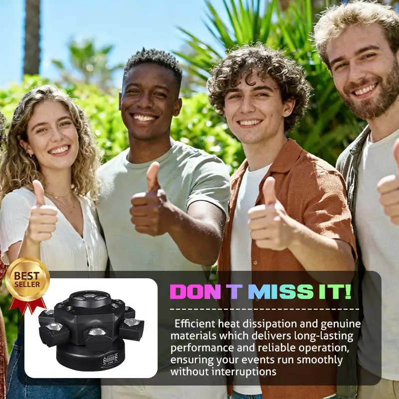 6 رؤساء تتحرك رئيس ضوء شعاع الليزر ستروب تأثير DMX ضوء المرحلة كامل اللون LED شعاع ضوء الدورية DJ ديسكو قضبان الحفلات