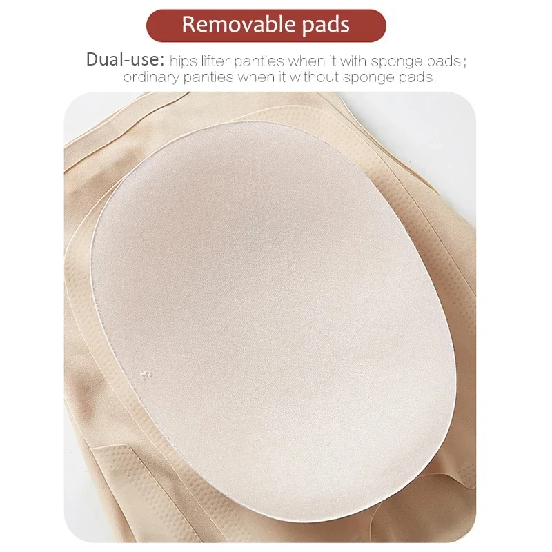 Women Hips Enhancer Padded Panties Natural Fake Butt Shorts Shaping Sexy Hourglass Figure Seamless Hips Padding