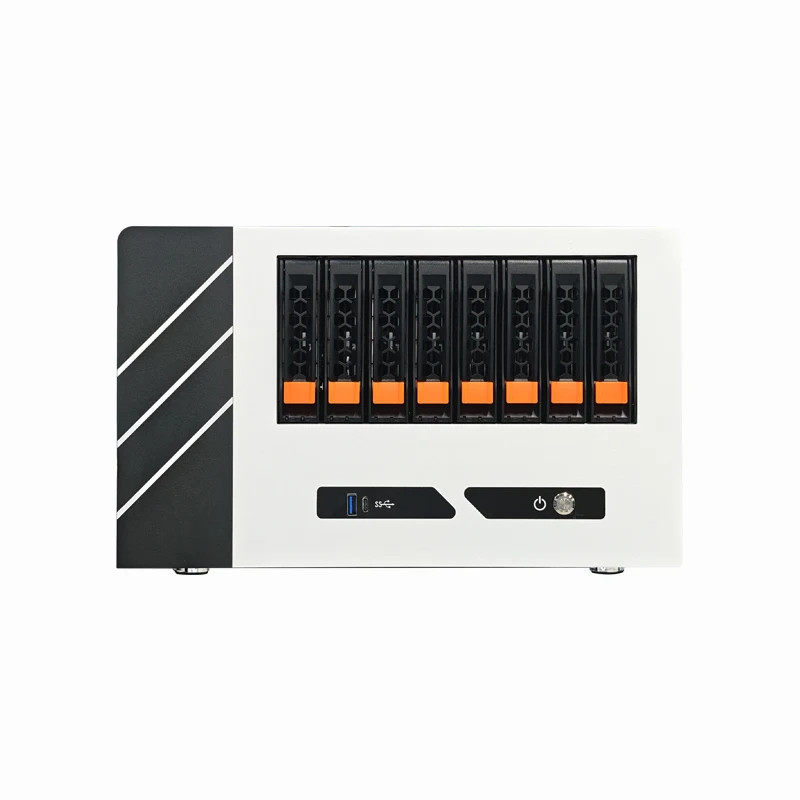 8-drive NAS case SFF8643 Backplane Hot-plug Private Cloud Server