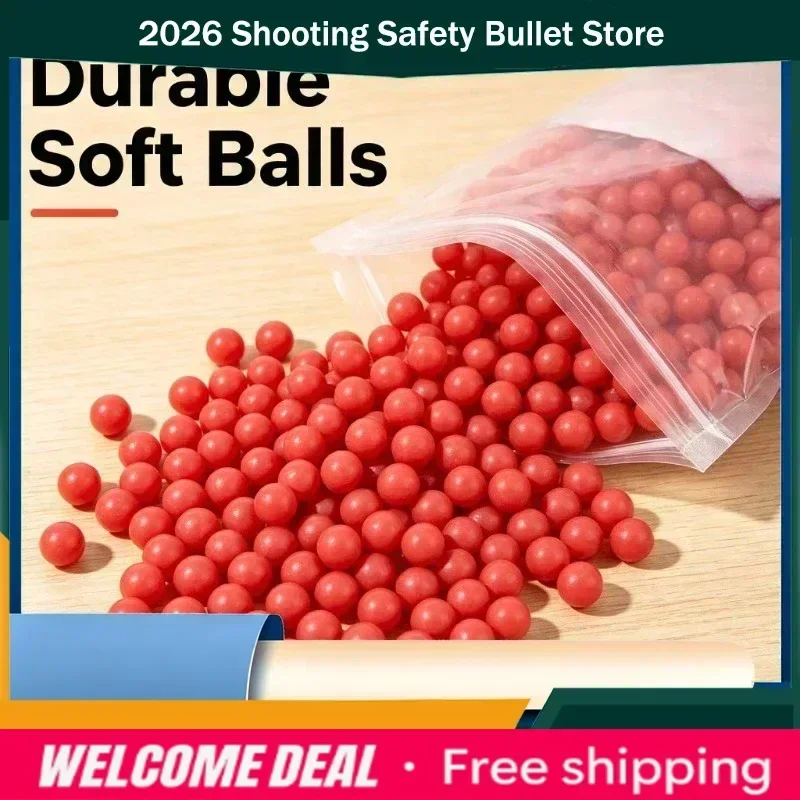 2026 2030 For 7.0mm BB Soft Bulletcool Child Safe 7mm Red Round Soft Beads Wearproof Outdoor Sports Game Replacement Balls 1Ba
