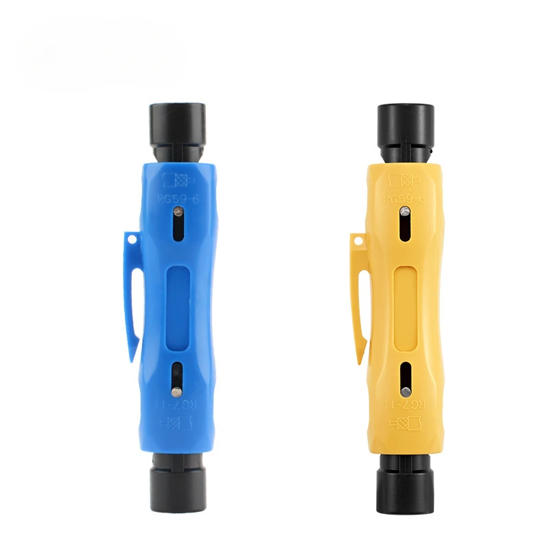 

Portable Pen Coaxial cable stripper RG6 RG7 RG11 RG59 Dual-purpose 5-7 simple wire stripper good tools for installation