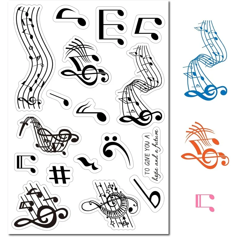 1 Pc Musical Note C…