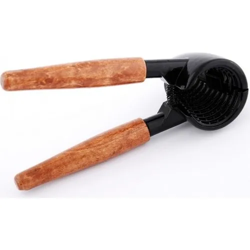 Evvehediyelikeşya Fame Kitchen 1. Quality Wood Handle Black Steel Casting Nut Nut Crackers