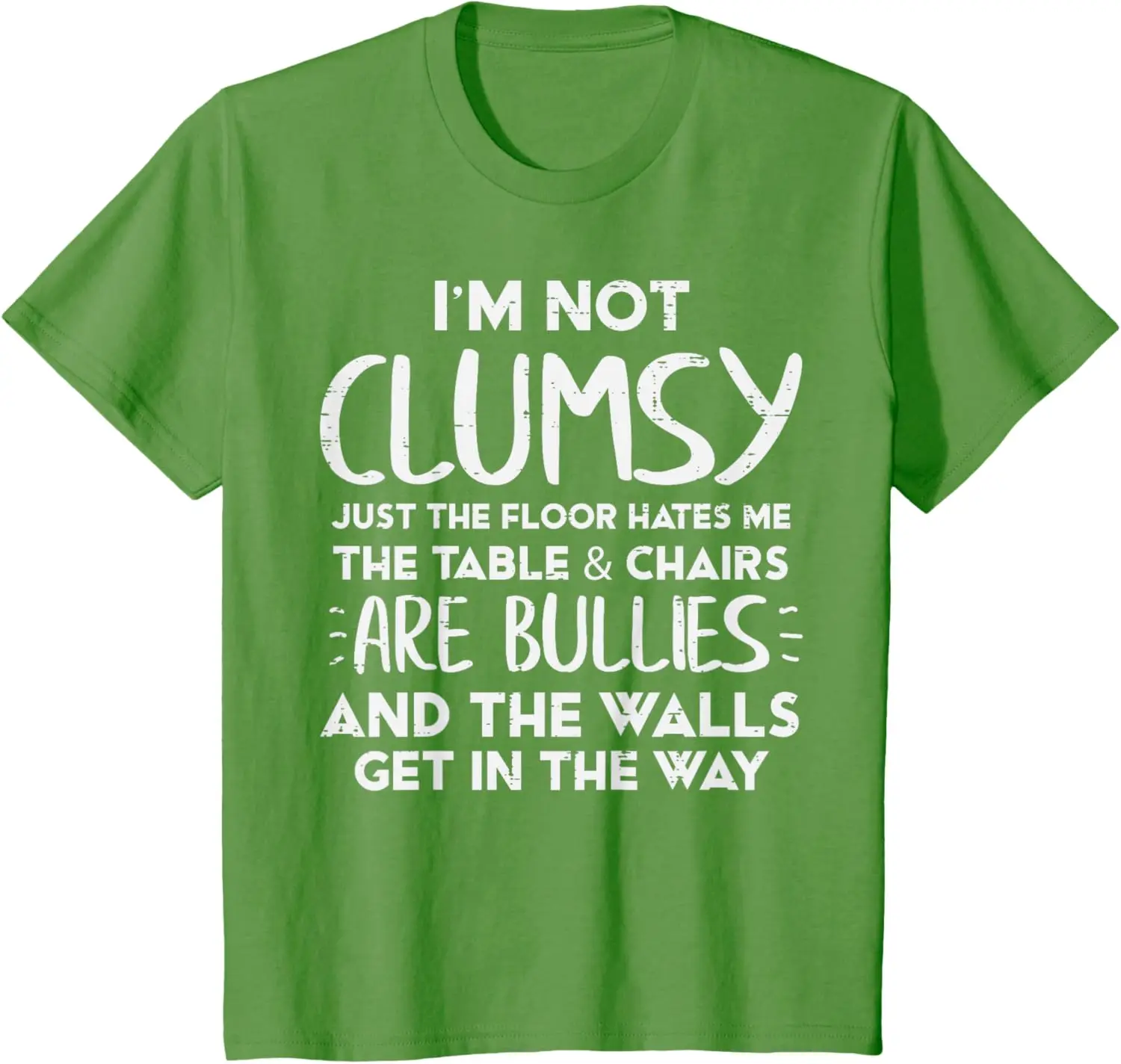 Im Not Clumsy Funny Saying Sarcastic Humor Boys Kids Girls T-Shirt Unisex Children’s Wear Cotton Kid Small Graphic T Shirts