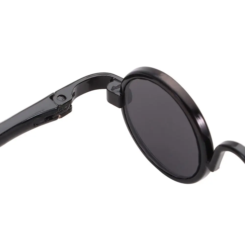 إكسسوارات هدايا للبنات صغيرة لنظارات الدمى 1/4، نظارات بإطار دائري لطيف